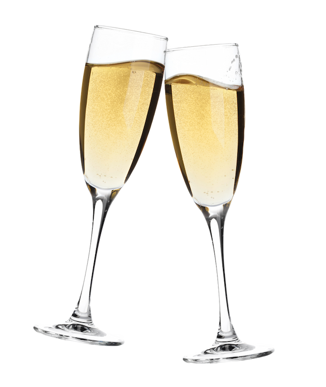 champagne glasses